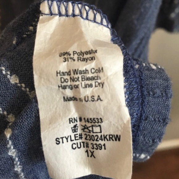 NWT | Anthropology | W5 Striped Ruffle Sleeve Top - Picture 7 of 7